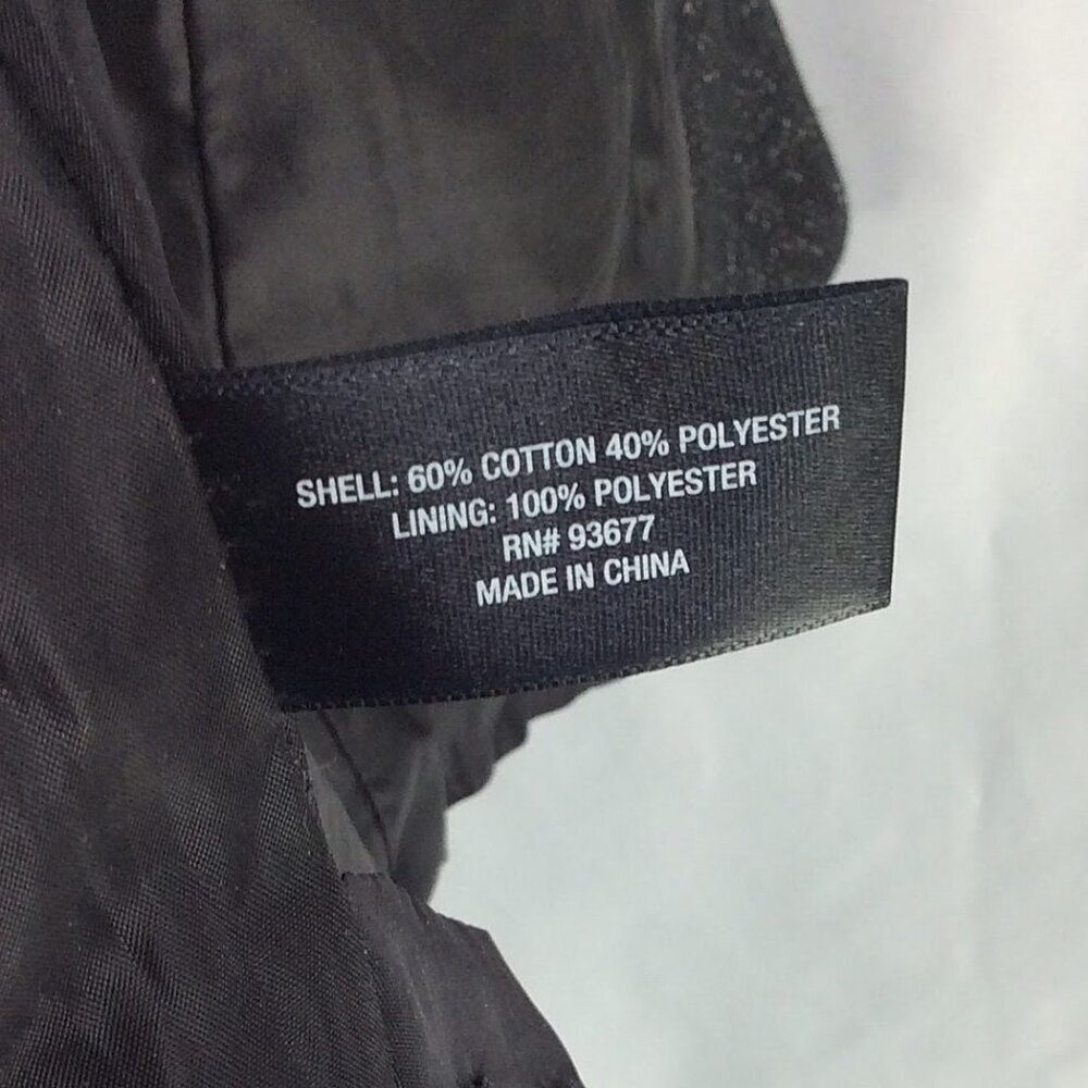 Liz Claiborne Women's Belted Knit Jacket Size Medium Black‎ Button Down - Picture 11 of 11